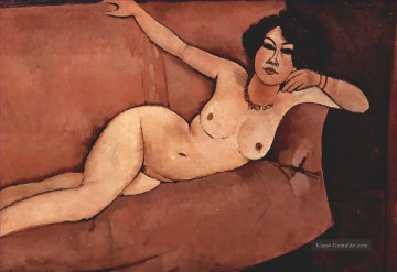  akt - nackt auf dem Sofa almaisa 1916 Amedeo Modigliani